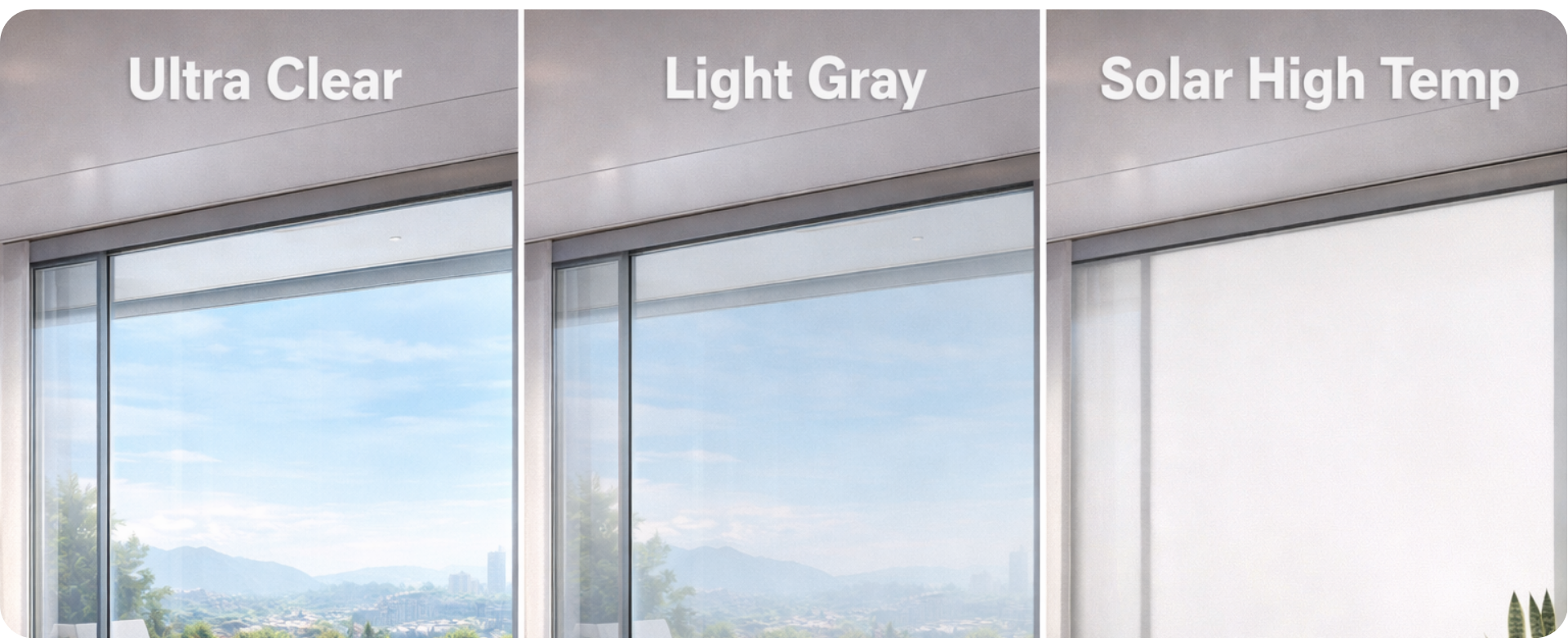 (modelo Ultra Clear, Light Gray, Solar High Temp)