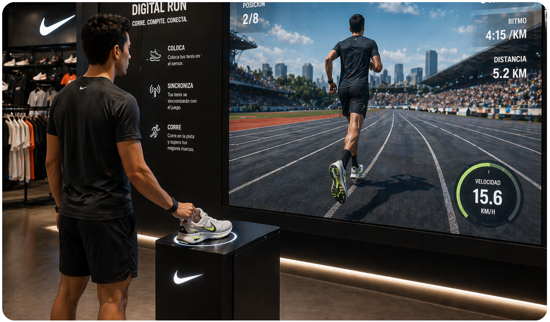 Activación de marca nike, conoce el potencial de tu tenis para correr (2)