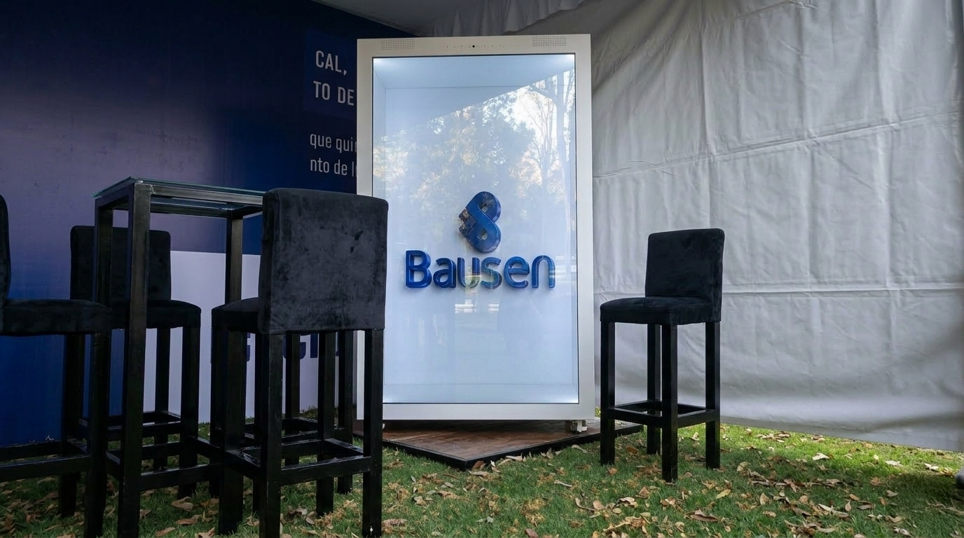 Bausen cabina holográfica exterior