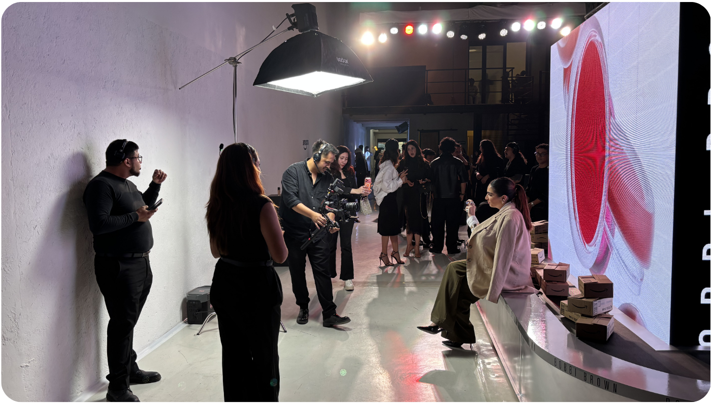 Desarrollo del evento Amazon Bobbi Brown