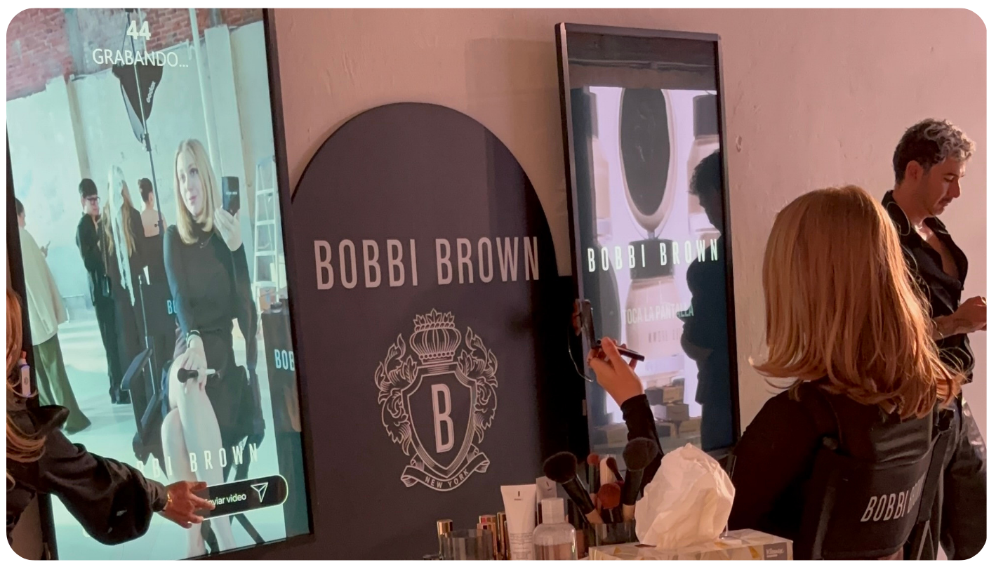 Espejo interactivo Smart Touch en Amazon Bobbi Brown (3)