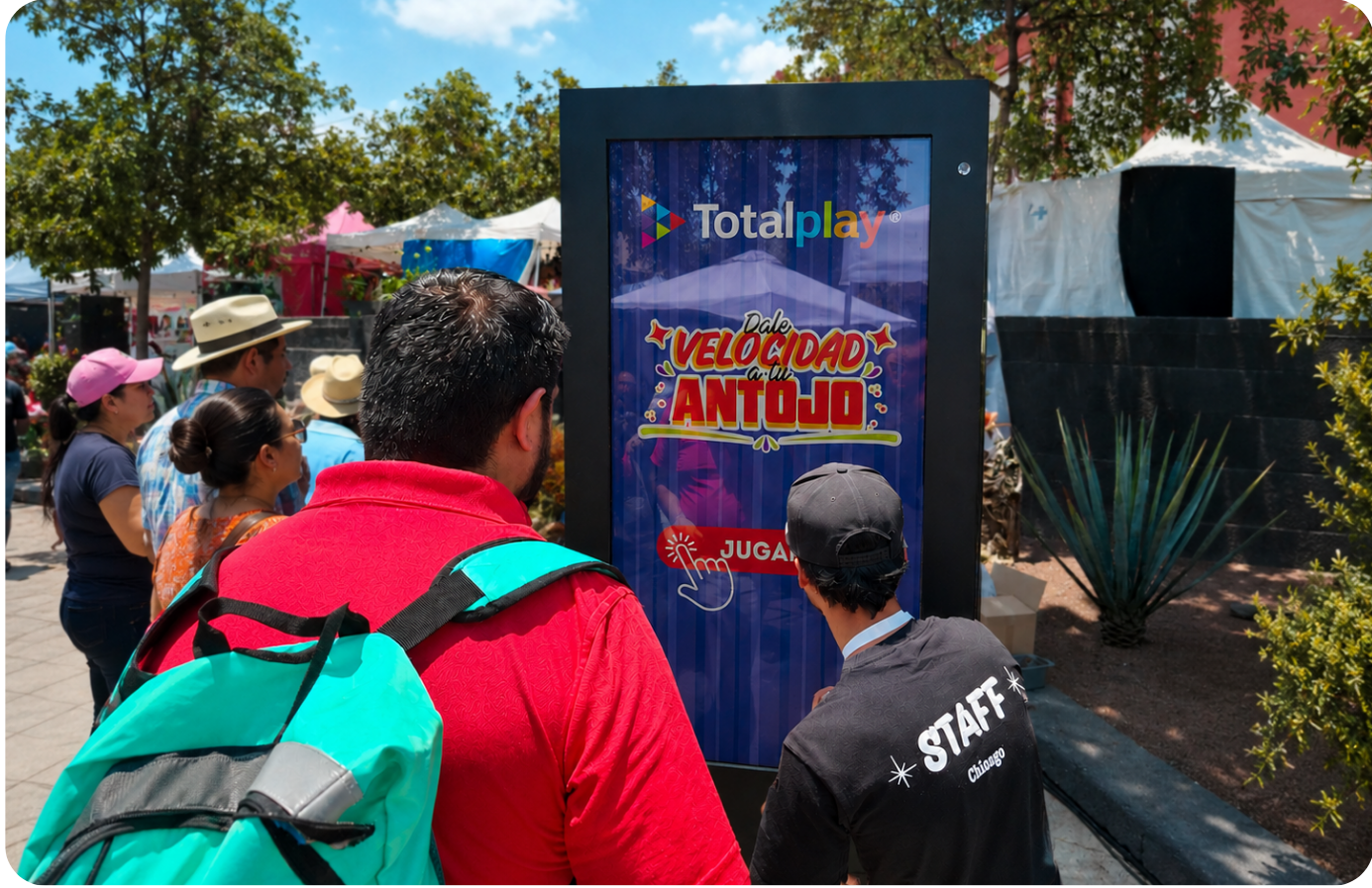 Interacción Taco Chilango 4ta Edición kiosco interactivo