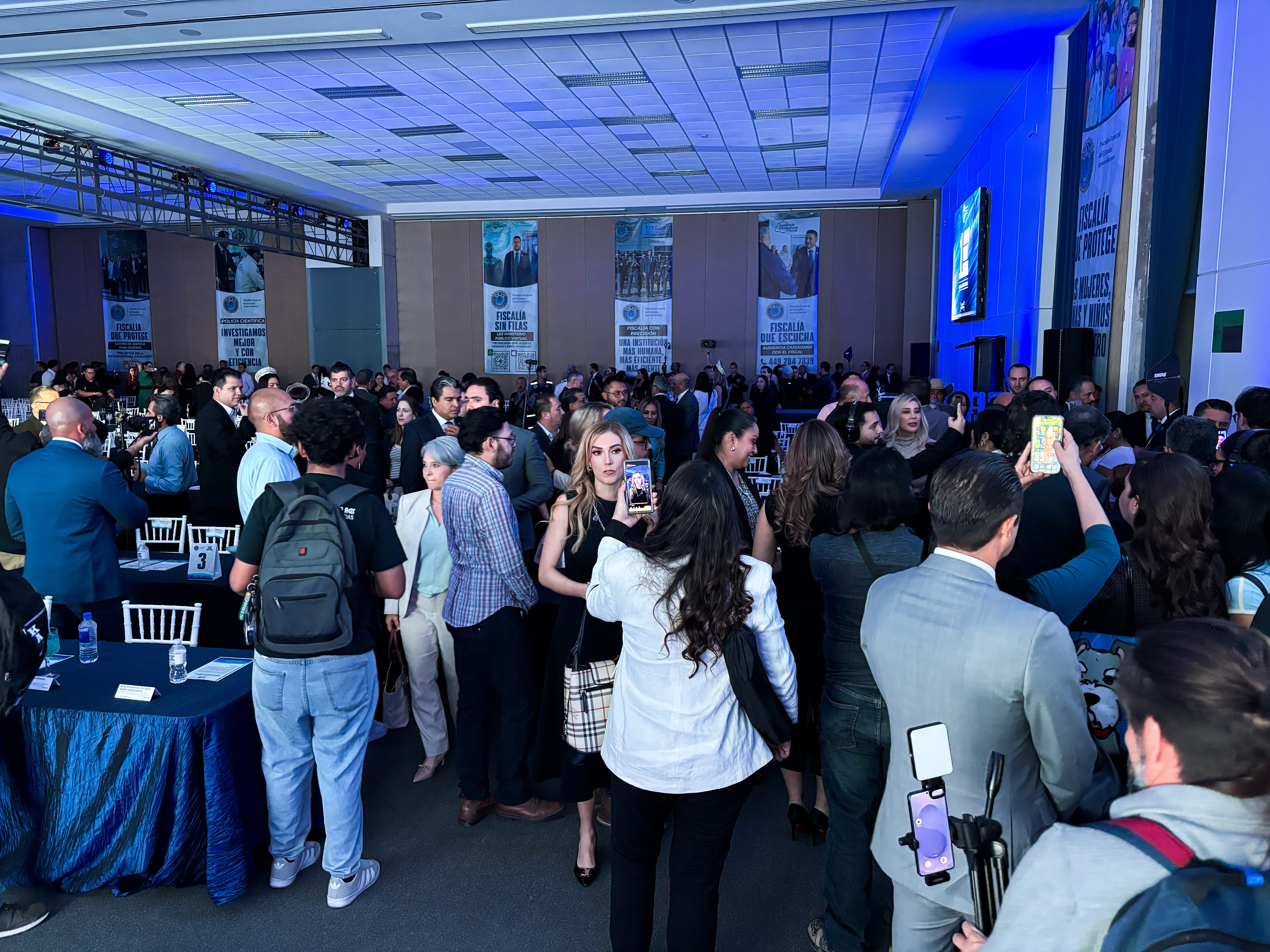 Invitados al primer informe de la Fiscalía