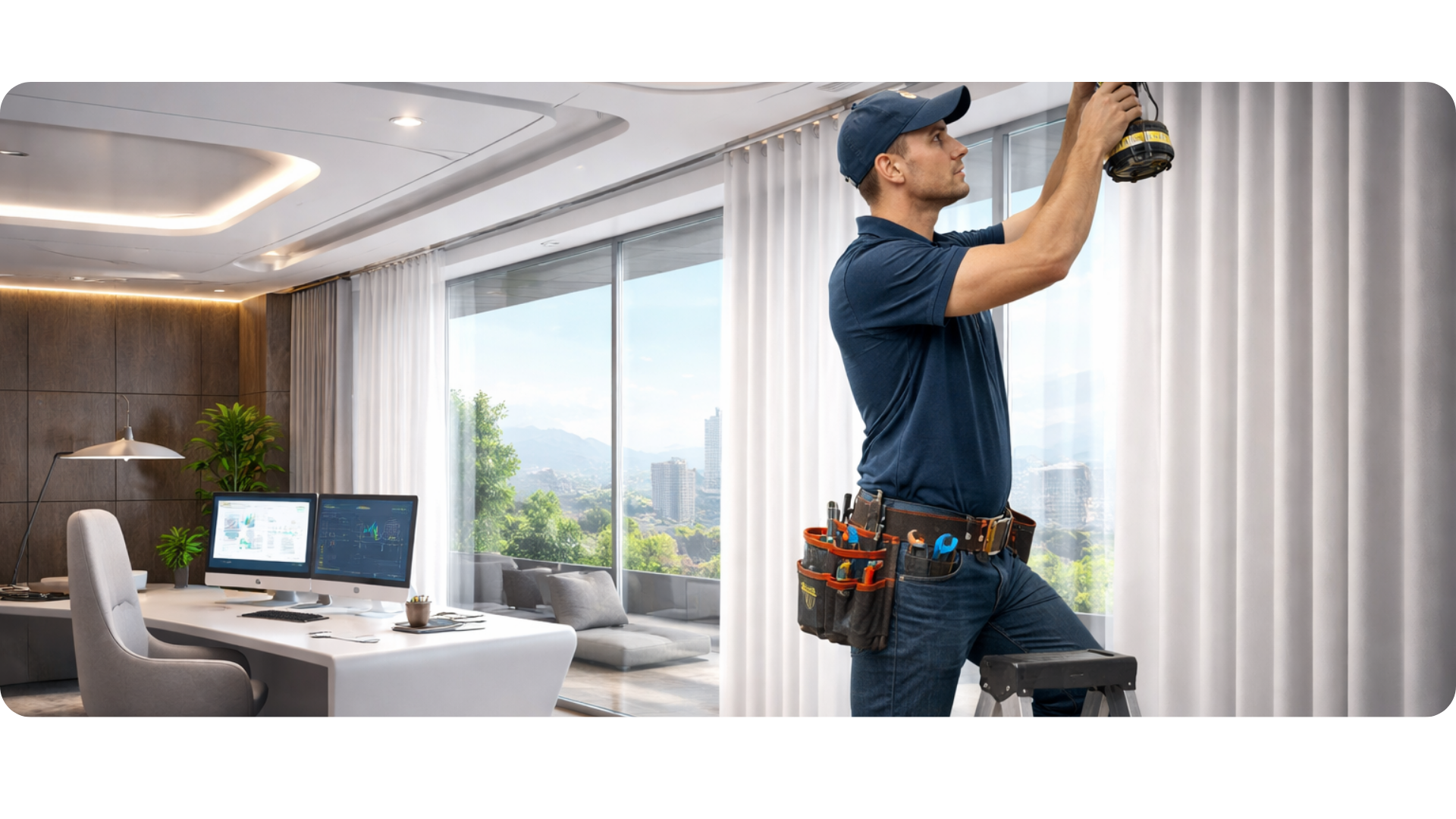 Mantenimiento cortinas motorizadas