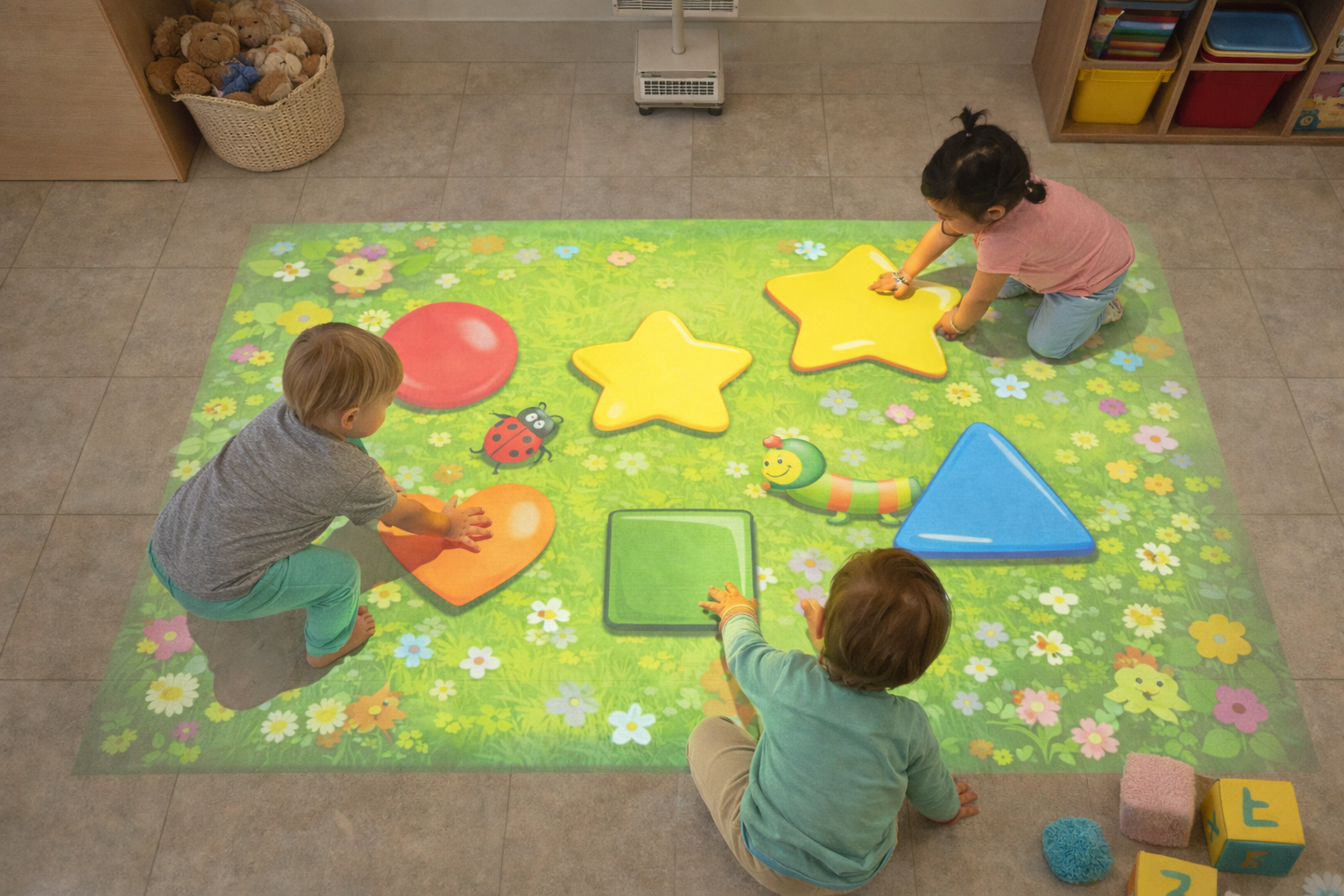 Piso interactivo propuesta guardería IA